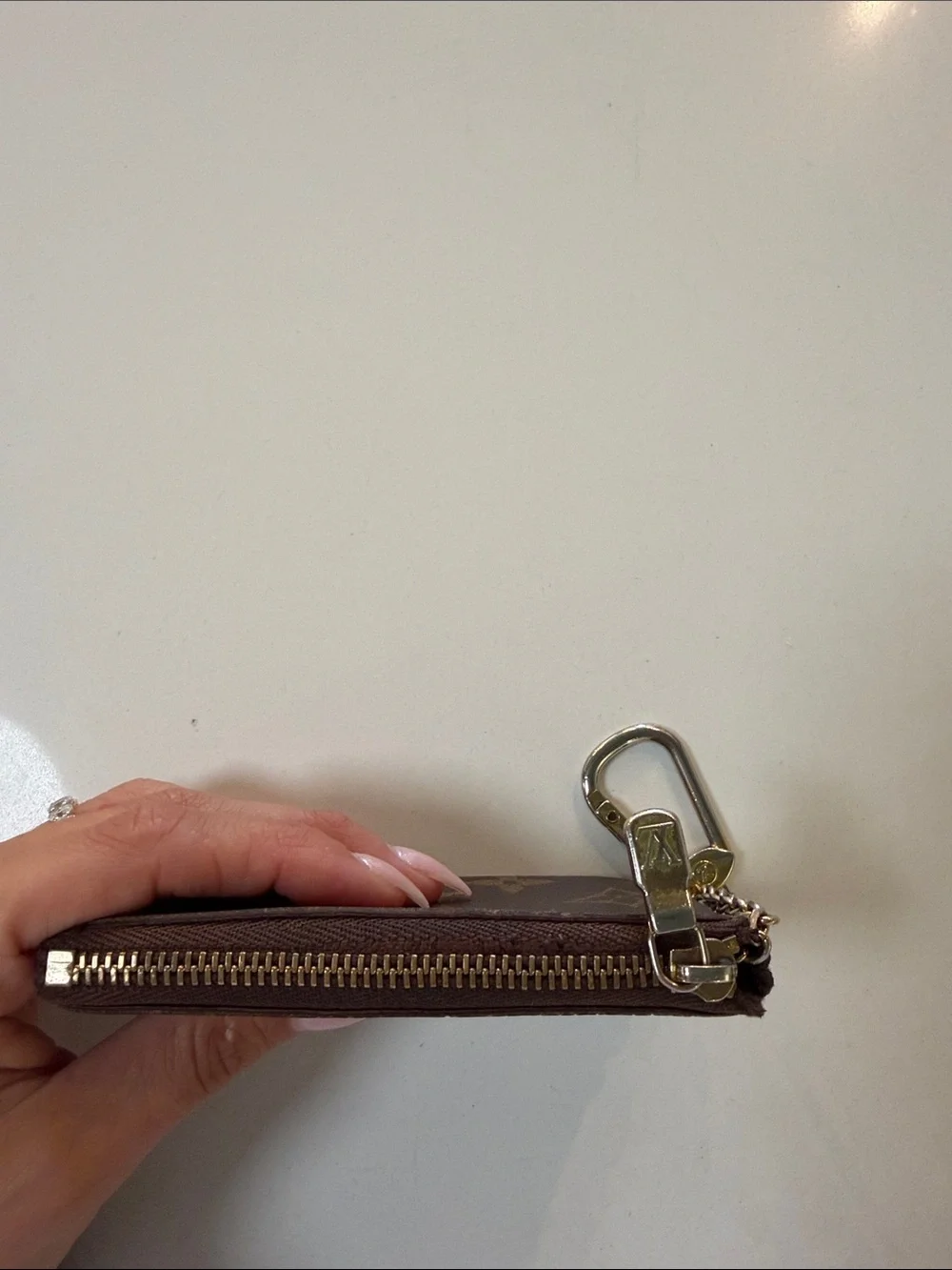 Louis Vuitton Monogram Key & Card Holder in Brown